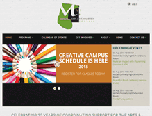 Tablet Screenshot of mccallarts.org
